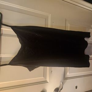 Elegant Black Slip Dress 3x